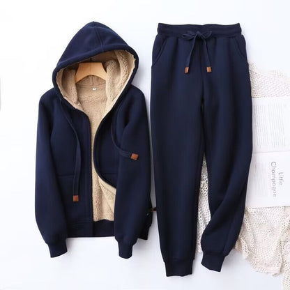 Kaitlyn | Conjunto de sudadera y jogger de invierno para mujer