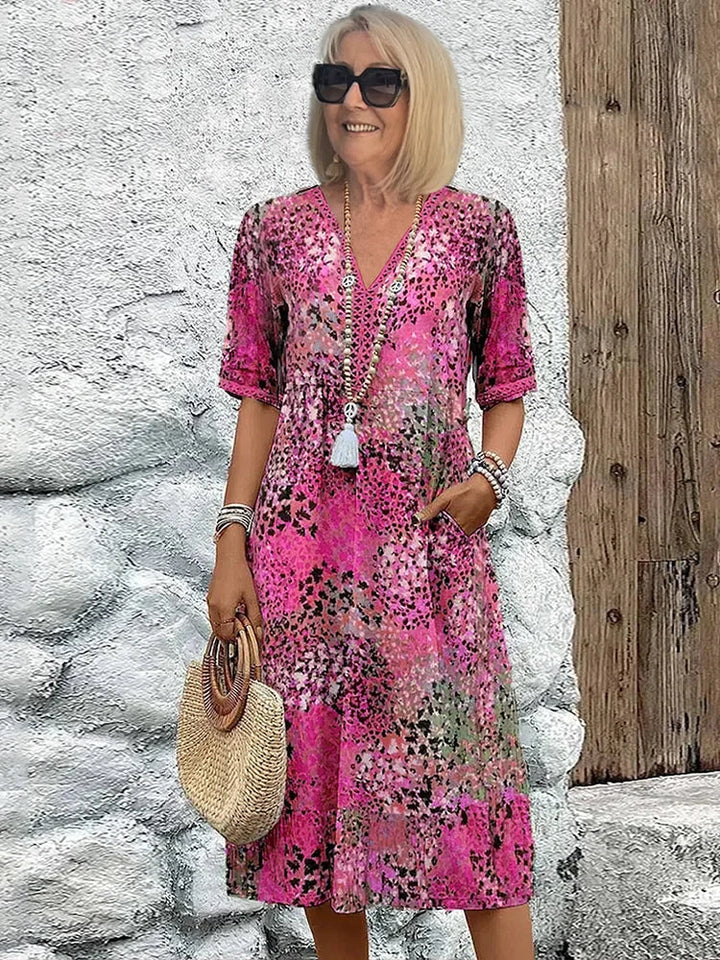 Vibrant Midi Dress