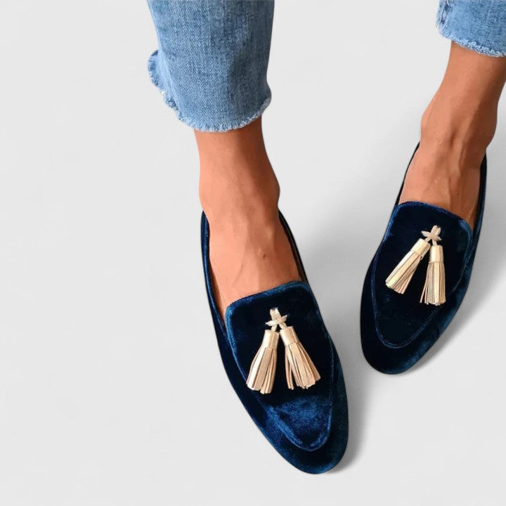 Tassel Detail Slip-On Loafers