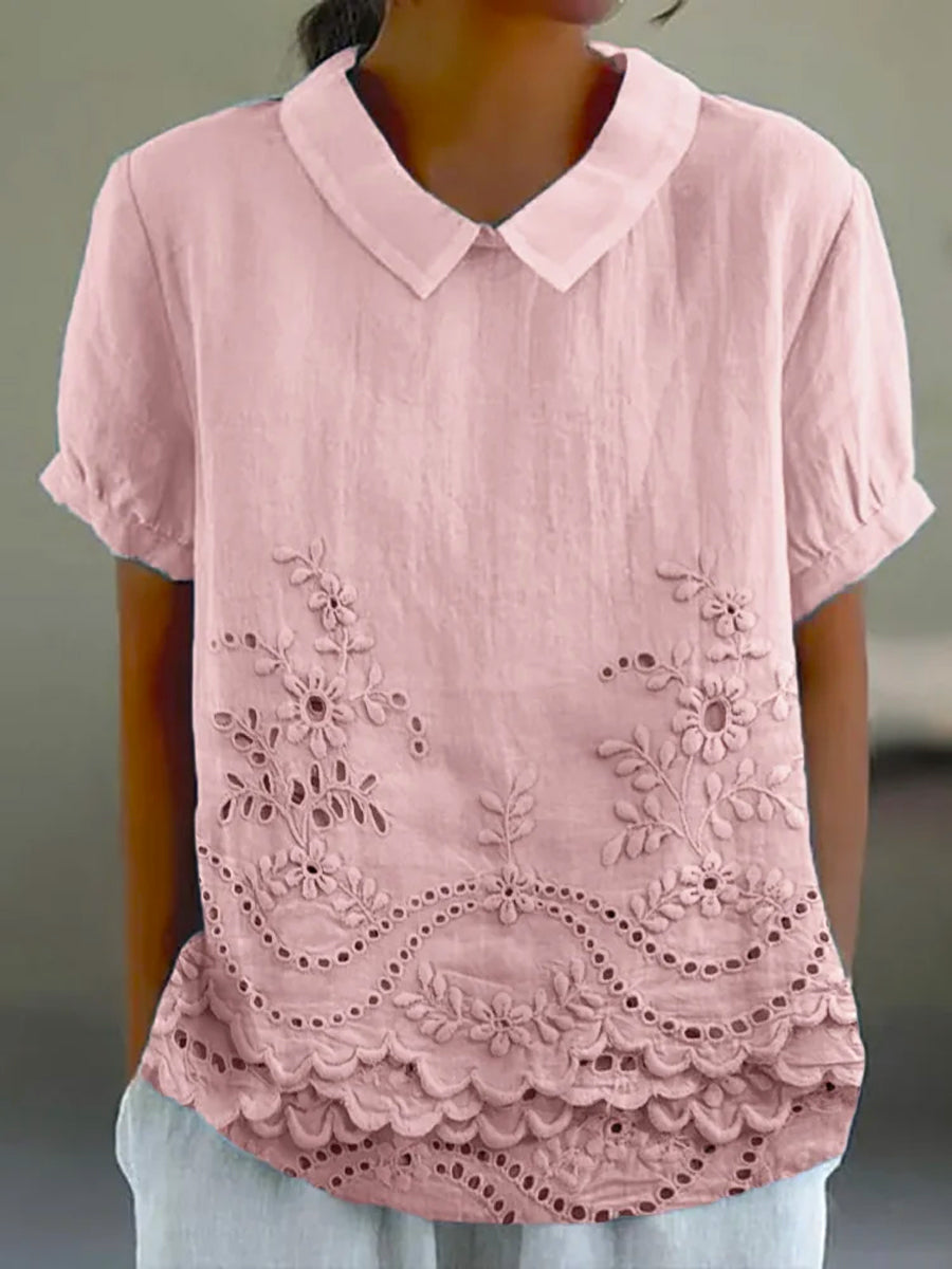 Lily | Camisa Bordada Floral