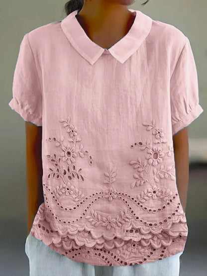 Lily | Camisa Bordada Floral