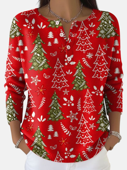 Sofie | Jersey navideño con botones