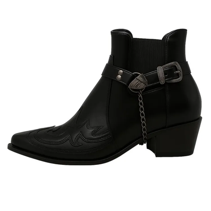 Andrew | Botas vaqueras de invierno para hombre con hebilla