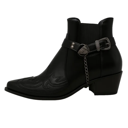 Andrew | Men's Winter Western Boots With Buckle Style