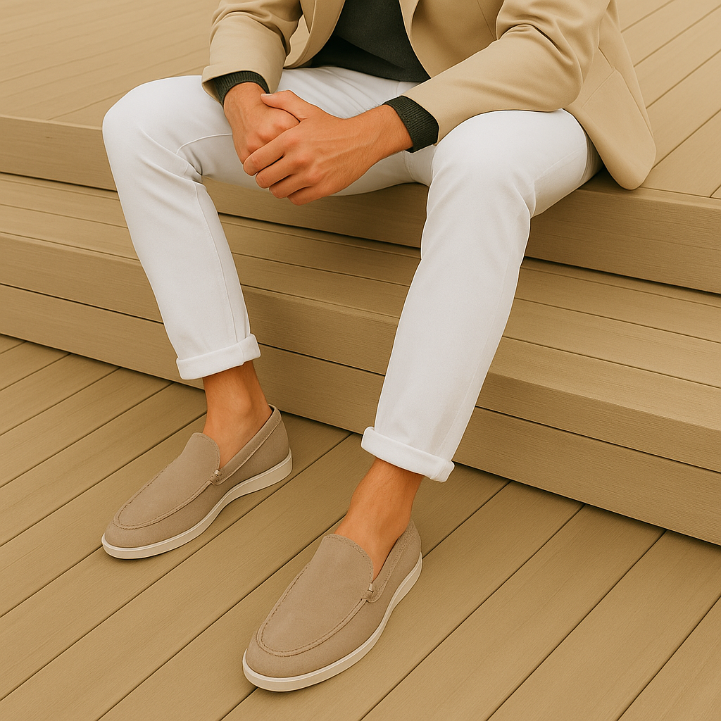 Luca | Mocasines elegantes de ante