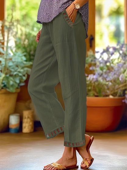 Wren – Pantalones cortos con ribete en contraste y corte relajado