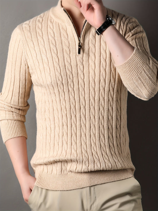 Jayden | Men Ribbed Pattern Warm Winter Sweater