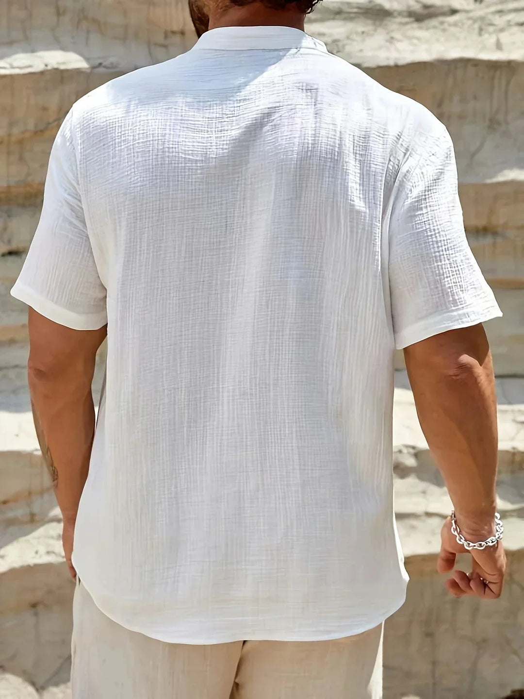Cozy Stand-Collar Summer Shirt