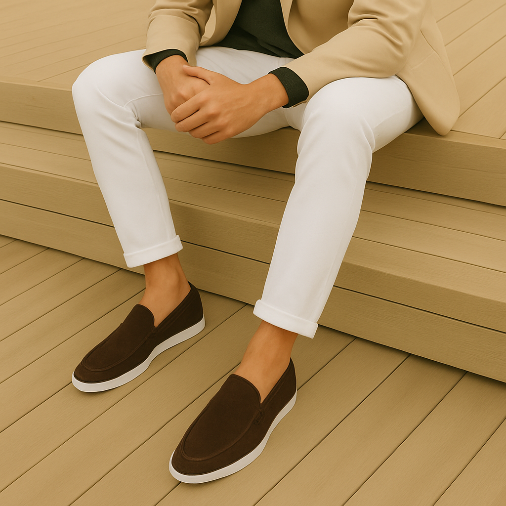 Luca | Mocasines elegantes de ante