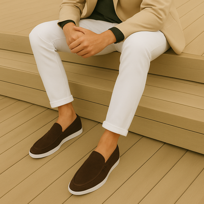 Luca | Mocasines elegantes de ante