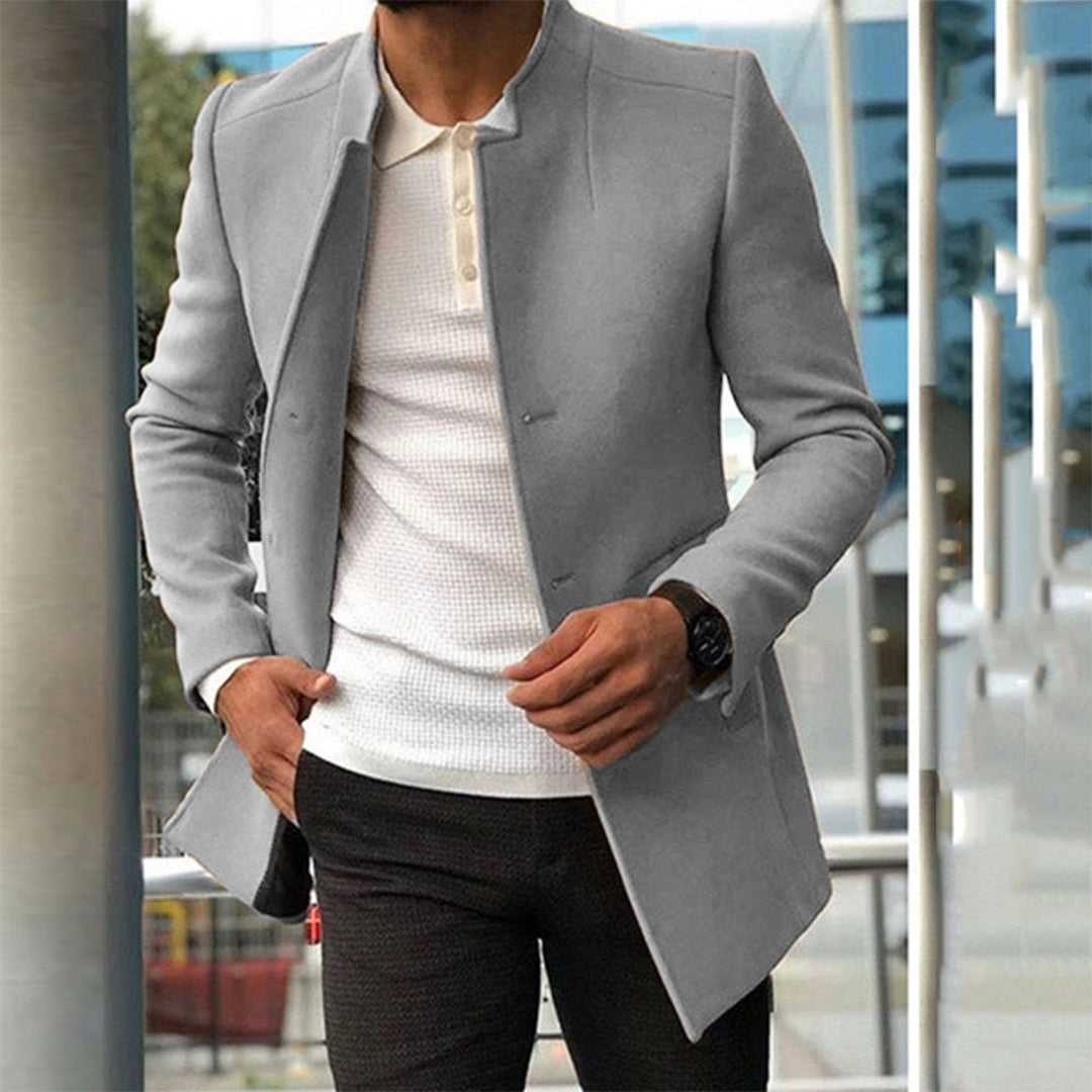 Matthew | Abrigo de invierno entallado color camel para hombre