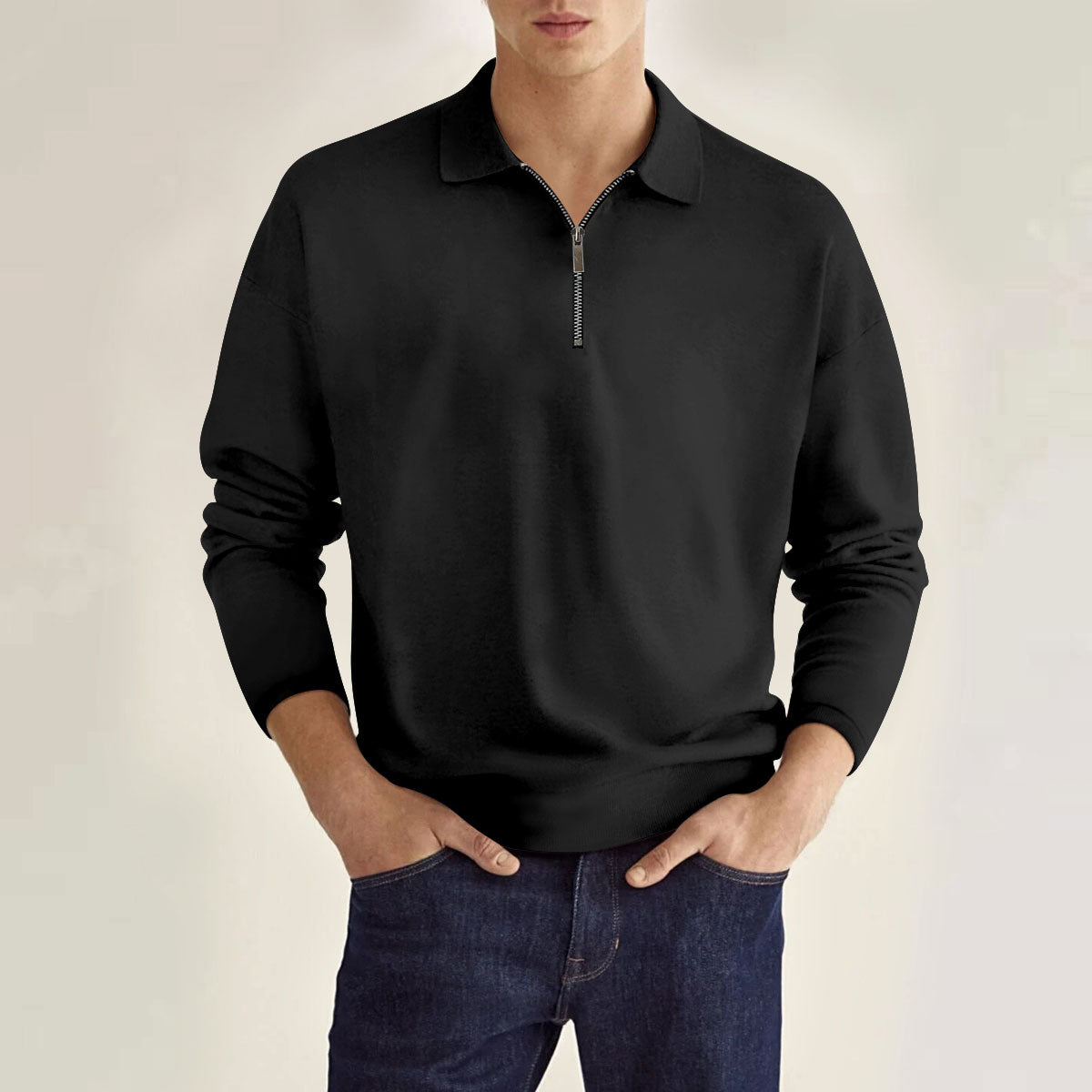 Classic Zip Polo Shirt