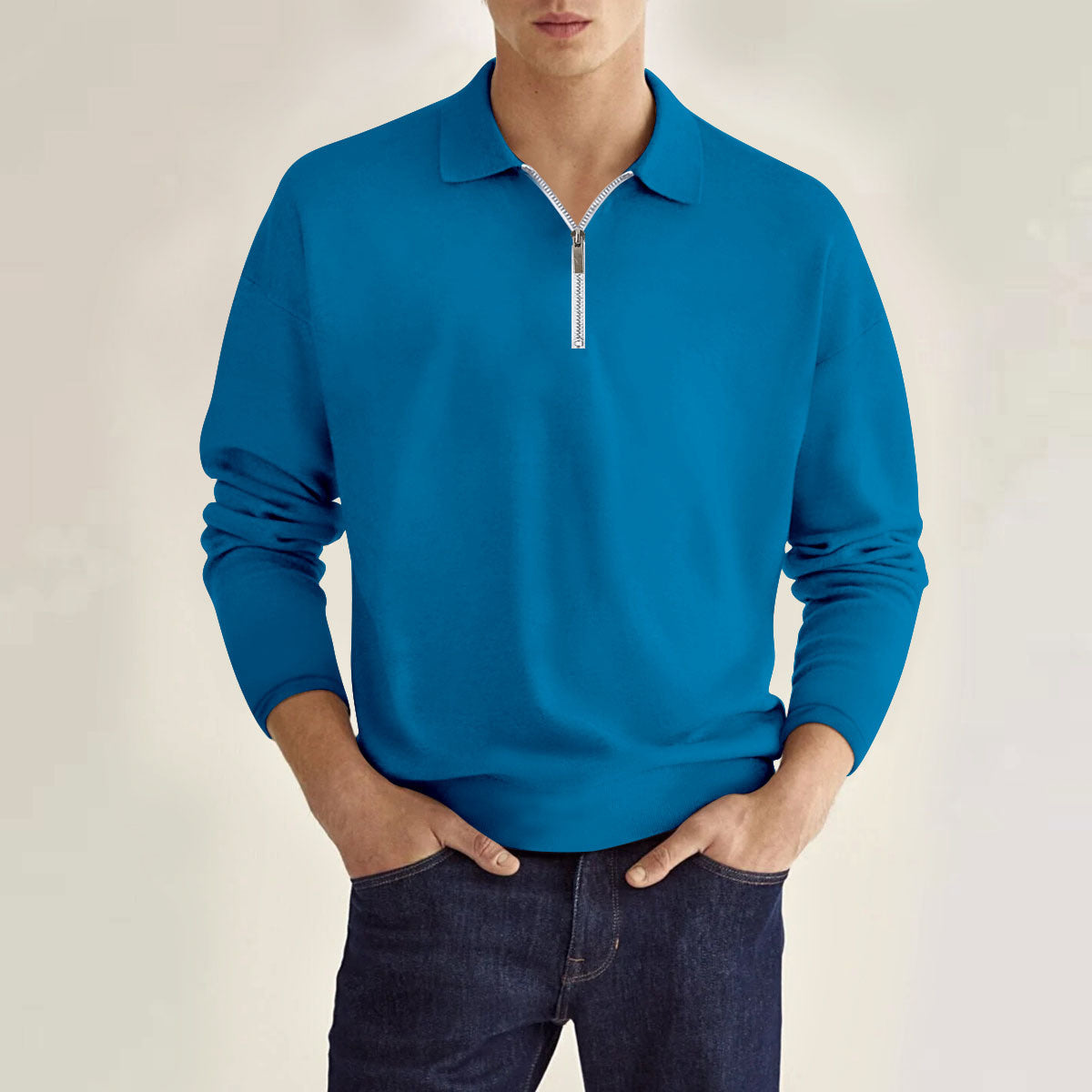 Classic Zip Polo Shirt