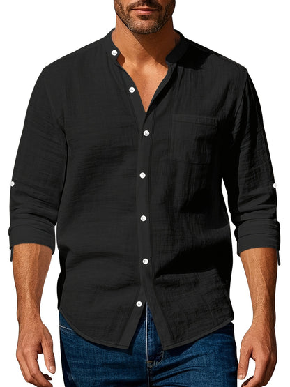 Stylish Breathable Button-Up Shirt