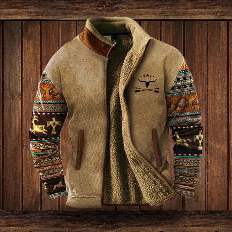 Andrew | Men’s Trendy Cozy Tribal Winter Coat