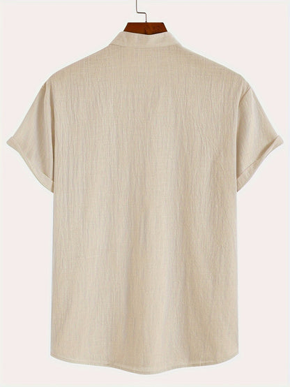 Brent | Camisa cómoda y fresca con cuello en V
