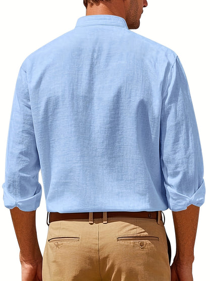 Stylish Breathable Button-Up Shirt