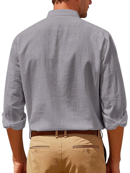 Stylish Breathable Button-Up Shirt