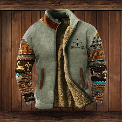 Andrew | Men’s Trendy Cozy Tribal Winter Coat