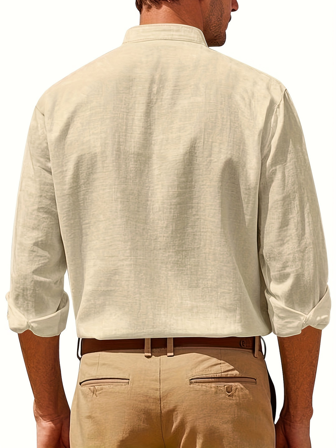 Stylish Breathable Button-Up Shirt