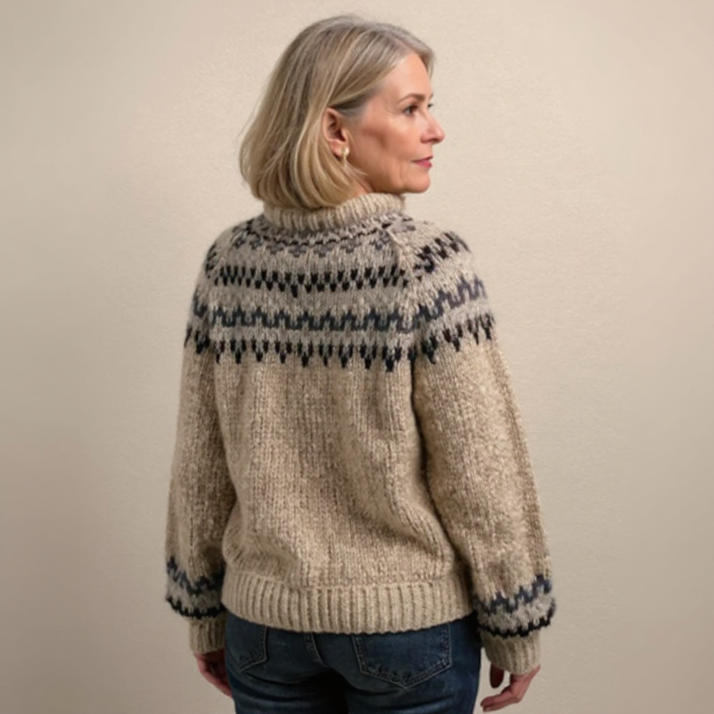 Alma | Suéter escandinavo vintage hecho a mano 