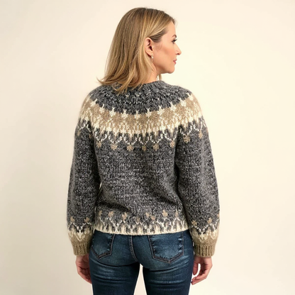 Keyla | Suéter escandinavo vintage
