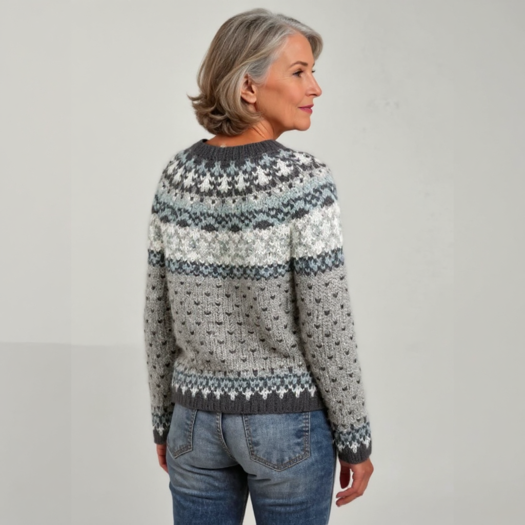 Helena | Suéter escandinavo vintage hecho a mano 