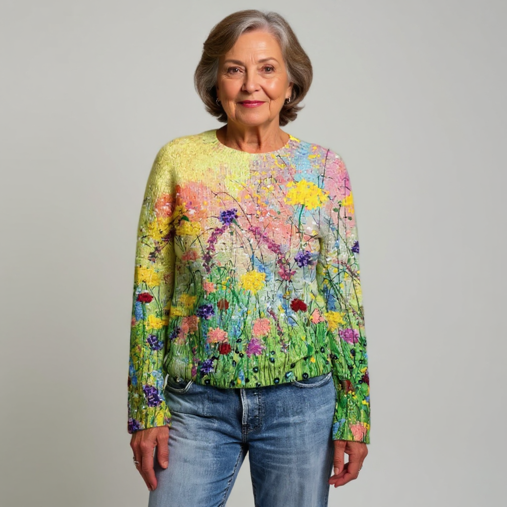 Barbara | Suéter escandinavo vintage 