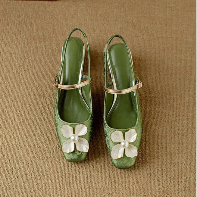 Zapatos de tacón Genine con pulsera trasera