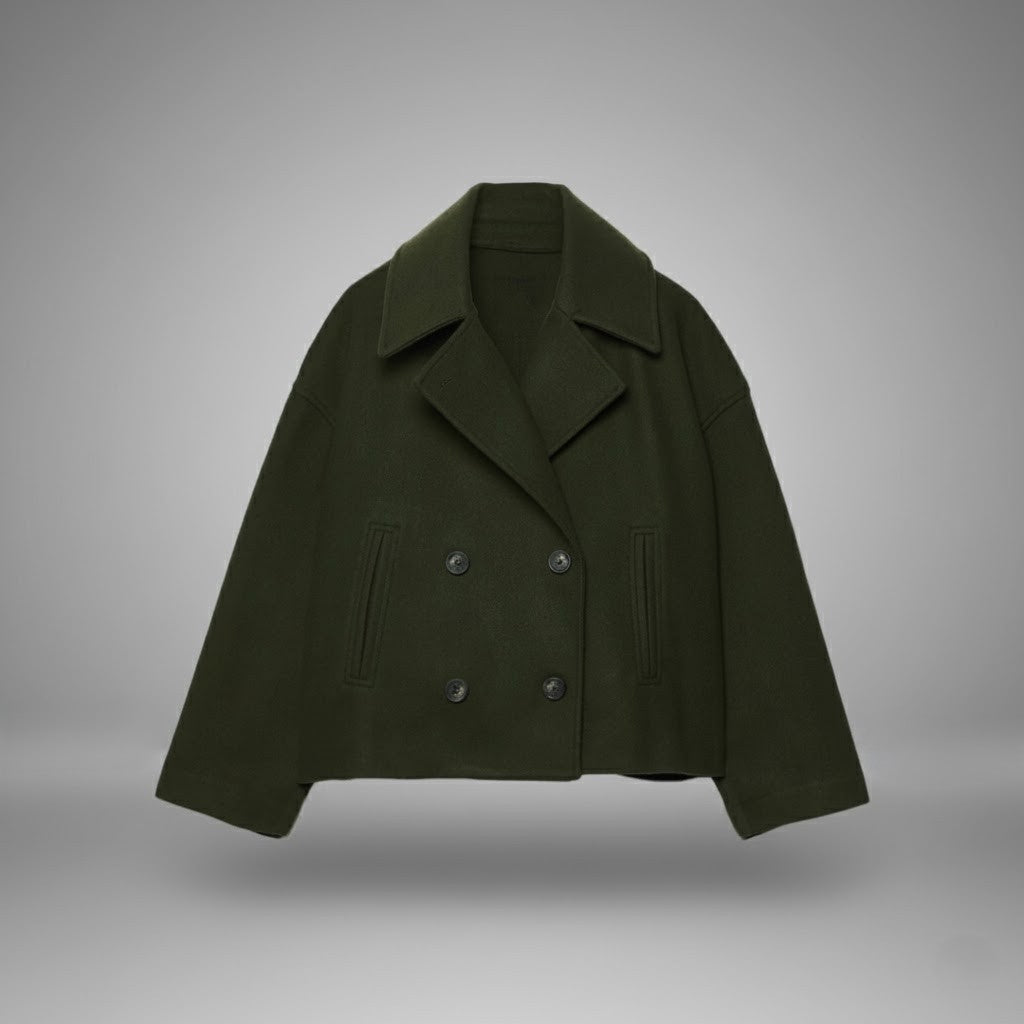 Georgia | Chaqueta corta clásica de doble botón para mujer
