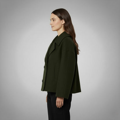Georgia | Chaqueta corta clásica de doble botón para mujer