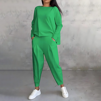 Maya | Top y pantalones holgados informales para mujer
