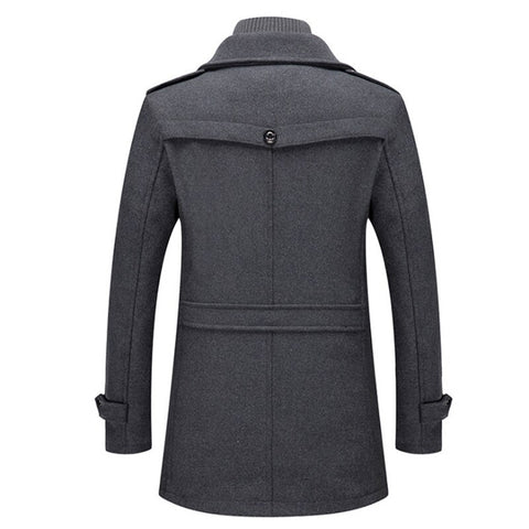 Classic Thermal Wool Blend Coat