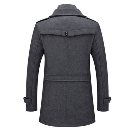 Classic Thermal Wool Blend Coat