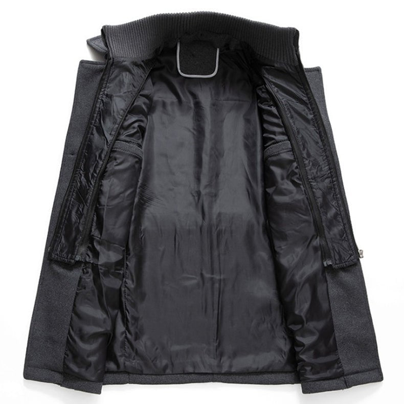 Classic Thermal Wool Blend Coat