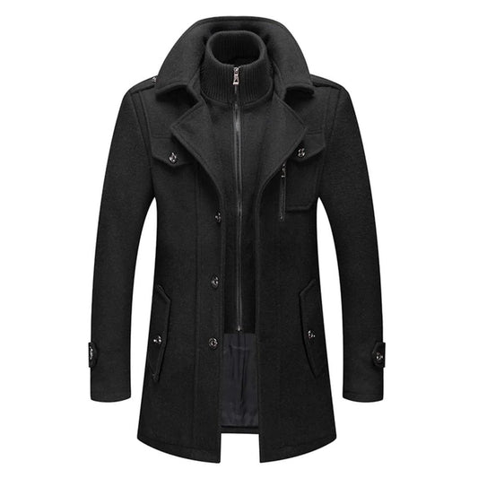 Classic Thermal Wool Blend Coat