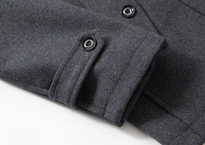 Classic Thermal Wool Blend Coat