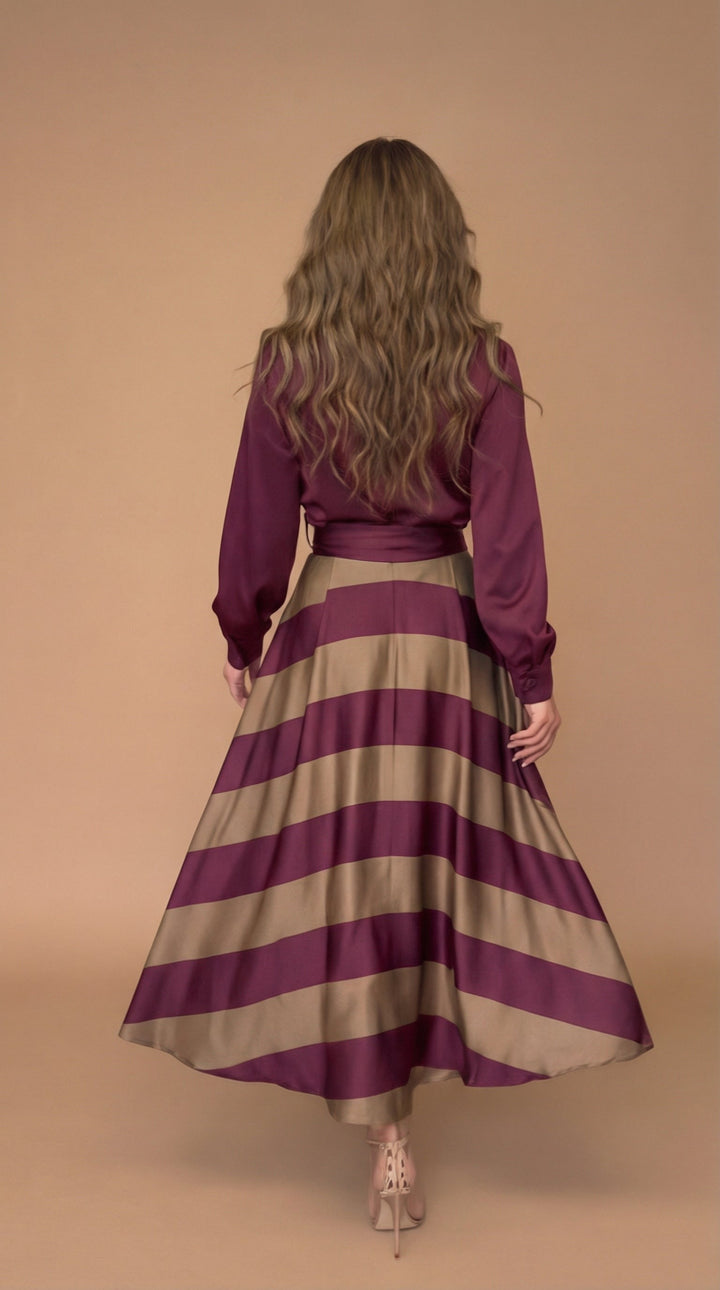 Mila™ | Striped Maxi Dress