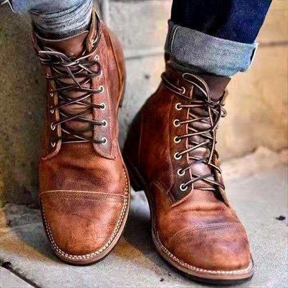 Christian | Botas de invierno con cordones para hombre