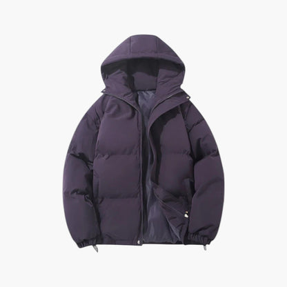 Cory | Chaqueta acolchada de invierno con capucha y cremallera para hombre 