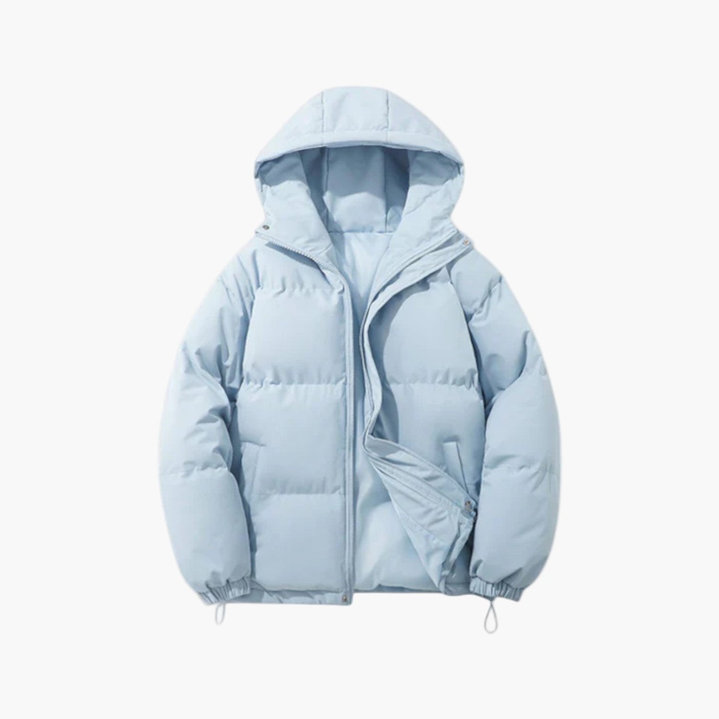 Cory | Chaqueta acolchada de invierno con capucha y cremallera para hombre 