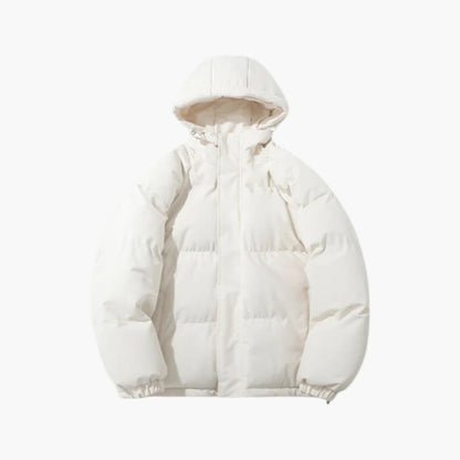 Cory | Chaqueta acolchada de invierno con capucha y cremallera para hombre 