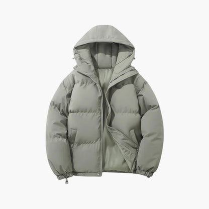 Cory | Chaqueta acolchada de invierno con capucha y cremallera para hombre 