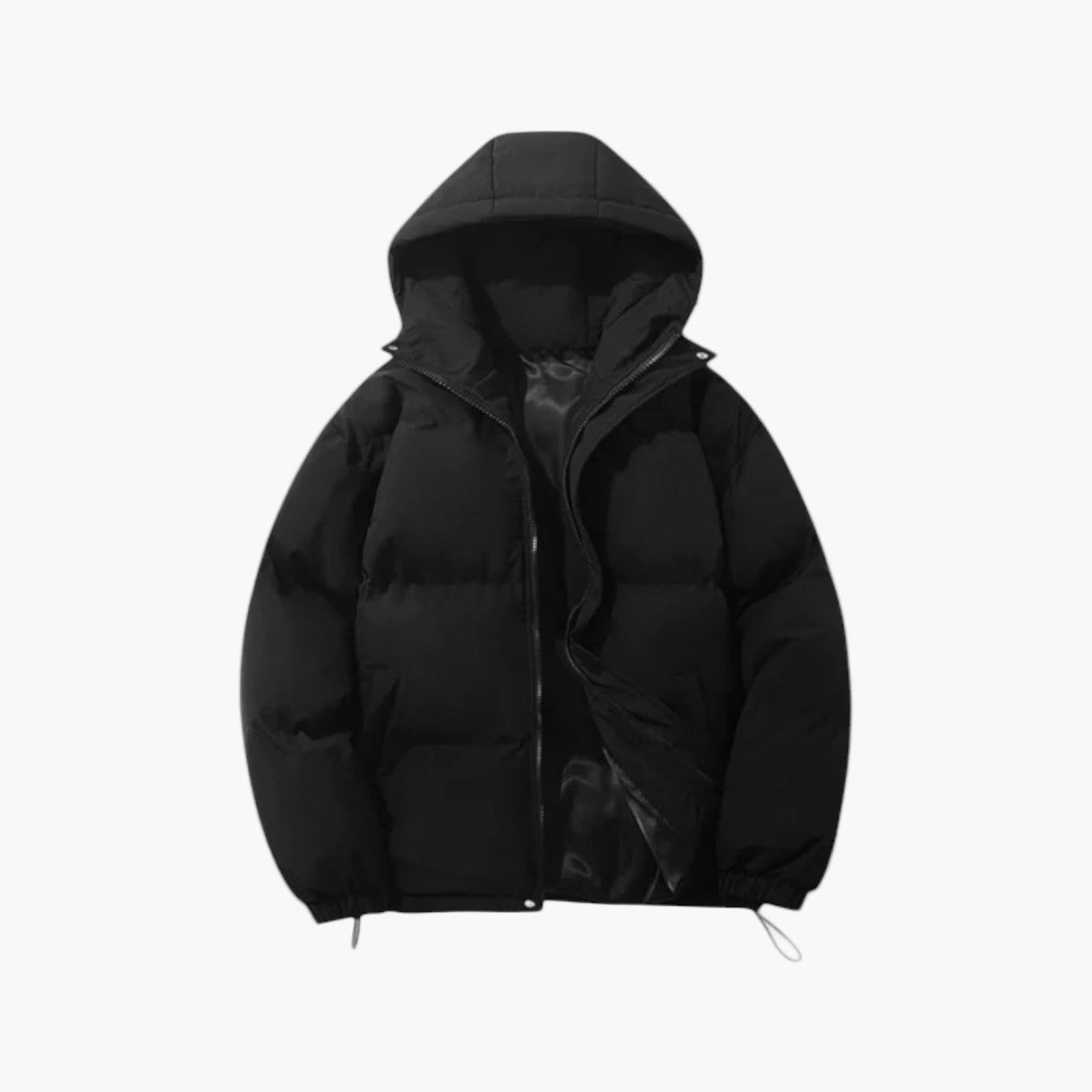 Cory | Chaqueta acolchada de invierno con capucha y cremallera para hombre 