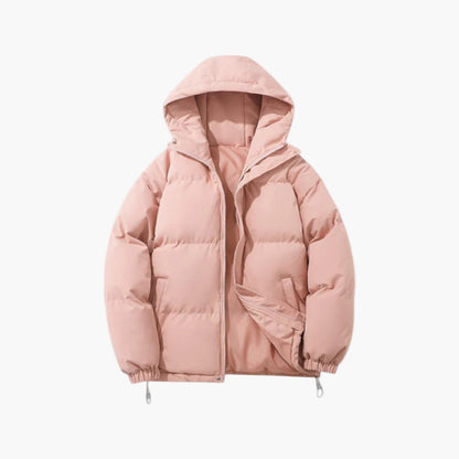 Cory | Chaqueta acolchada de invierno con capucha y cremallera para hombre 