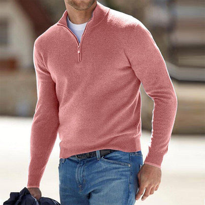 Daniel | Suéter cálido de invierno con media cremallera para hombre