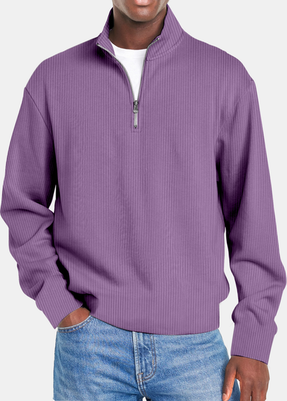 Waffle Half Zip Shirt