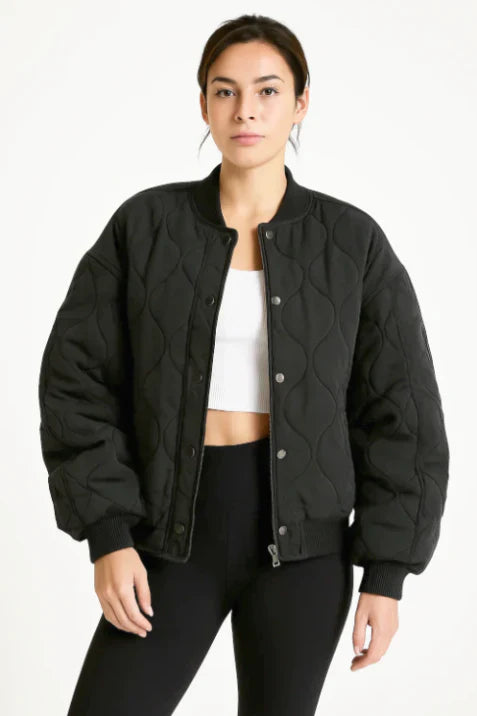 Samantha | Chaqueta bomber acolchada informal de invierno para mujer
