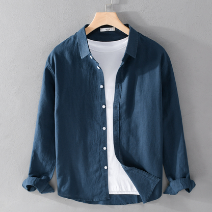 Comfort Fit Button-Up Shirt