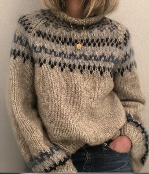 Alma | Suéter escandinavo vintage hecho a mano 